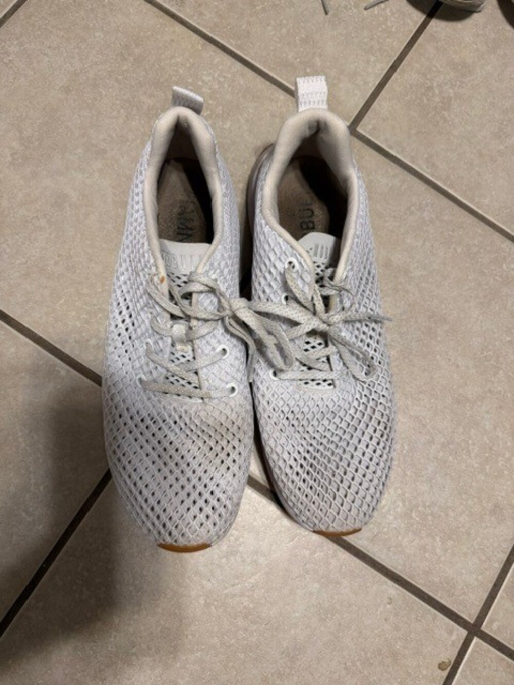 NOBULL Mesh Shoes Men's 11 White Lightweight Athletic Sneakers